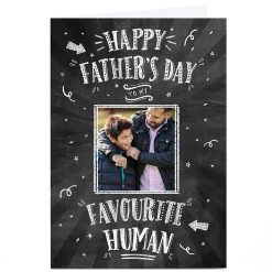Online Photo Father's Day Card - My Favourite Human Father's Day|Photo