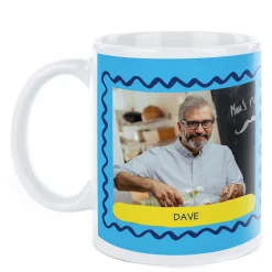 Hot Photo Father's Day Mug - Above Average Dad Personalised Mugs|Photo Gifts