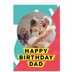 Card Factory Photo Foxy Lemon Birthday Card - Dad
