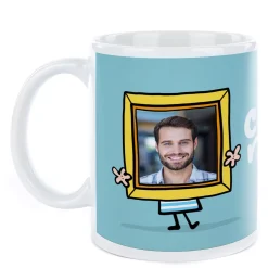 Online Photo Fruitloops Mug - Cheesy Mug, Blue Personalised Mugs|Photo Gifts