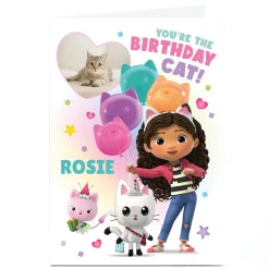 Clearance Photo Gabby's Dollhouse Birthday Card - You're the Birthday Cat Kids For Kids|Photo