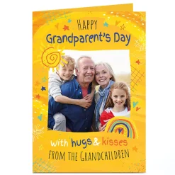 Card Factory Photo Grandparents Day Card - Hugs & Kisses