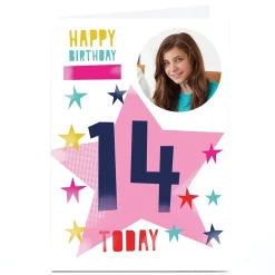 Card Factory Photo Hello Munki Birthday Card - Age 14