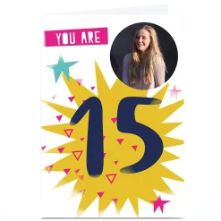 Card Factory Photo Hello Munki Birthday Card - Age 15