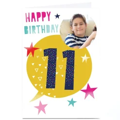 Kids Card Factory Photo Hello Munki Birthday Card - Age 11
