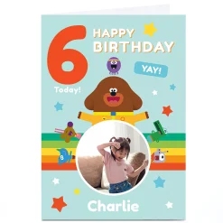 Online Photo Hey Duggee Birthday Card - Editable Age Kids For Granddaughter|For Daughter