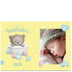 New Photo Hugs Bear 1st Easter Card Photo