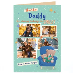 Photo Hugs Father's Day Card - Always Making Me Smile, Daddy Father's Day|Photo