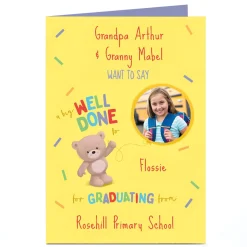 Sale Photo Hugs Graduation Card - Well Done for Graduating Graduation|Congratulations