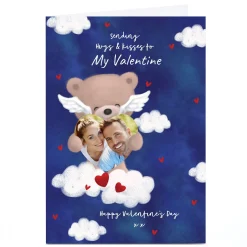 Card Factory Photo Hugs Valentine's Day Card- Bear in The Clouds, My Valentine