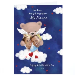 Card Factory Photo Hugs Valentine's Day Card- Bear in The Clouds, Fiance