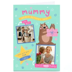 Best Photo Jess Moorhouse Mother's Day Card - Mummy Bear, From Your Son Photo