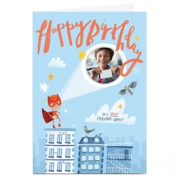 Photo Jordan Wray Birthday Card - Hero Kids For Son|For Nephew