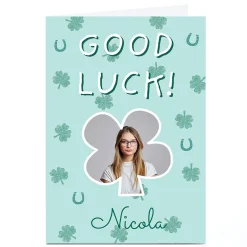 Online Photo Juniper & Rose Studio Good Luck Card - Clover Good Luck|Photo