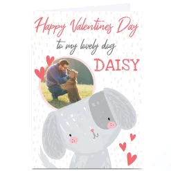 Clearance Photo Juniper & Rose Valentine's Day Card - To The Dog, Pink Photo