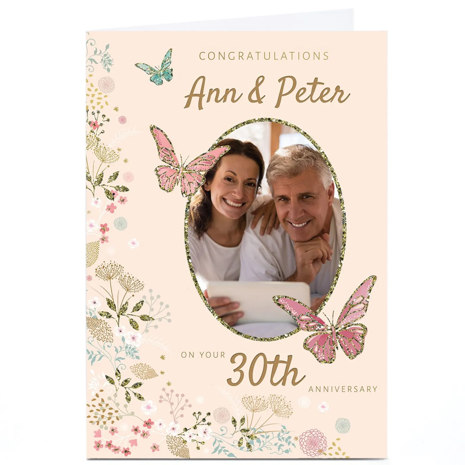 Photo Kerry Spurling Anniversary Card - 30th Anniversary Anniversary|Photo