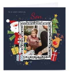 Card Factory Photo Kerry Spurling Christmas Card - Festive Frame
