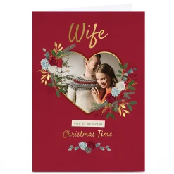 Outlet Photo Kerry Spurling Christmas Card - Wife Heart Christmas|Photo
