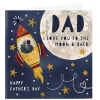 Card Factory Photo Kerry Spurling Father's Day Card - Dad Moon & Back