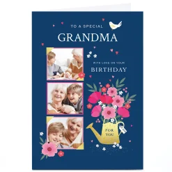 Card Factory Photo Klara Hawkins Birthday Card - Watering Cans