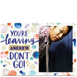 Discount Photo Leaving Card - Don't Go Retirement|New Job