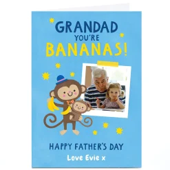 Outlet Photo Lemon & Sugar Father's Day Card - You're Bananas, Grandad Father's Day|Photo