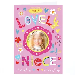 Kids Card Factory Photo Lindsay Loves To Draw Card - Lovely Niece