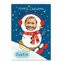 Photo Lindsay Loves To Draw Christmas Card - Snowman Christmas|Photo