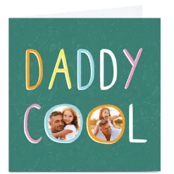 New Photo Little Ginger Father's Day Card - Daddy Cool Father's Day|Premium Square
