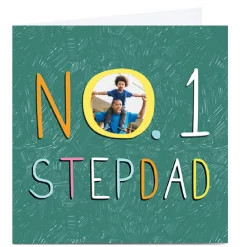 Card Factory Photo Little Ginger Father's Day Card - No.1 Stepdad