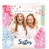 Clearance Photo Little Mono Birthday Card - Sister For Sister|Premium Square