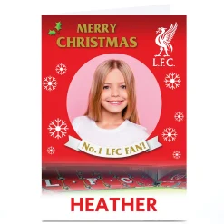 Card Factory Photo Liverpool FC Christmas Card