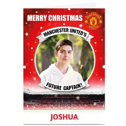 New Photo Manchester United Christmas Card - Future Captain Christmas|Photo
