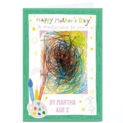 Card Factory Photo Mother's Day Card - A Masterpiece For You