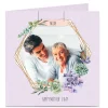 Card Factory Photo Mother's Day Card - Floral Hexagon