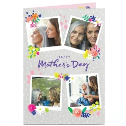 Card Factory Photo Mother's Day Card - Floral Photographs