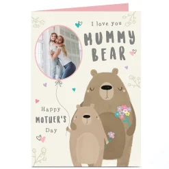 Photo Mother's Day Card - Mummy Bear Photo
