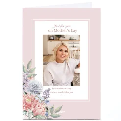 Online Photo Mother's Day Card - Pink Portrait, As Wonderful as You Photo
