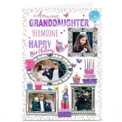 Best Photo Nik Golesworthy Birthday Card - Amazing Granddaughter Kids For Granddaughter|Granddaughter