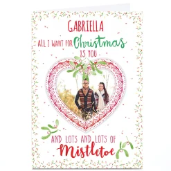 Online Photo Nik Golesworthy Christmas Card - Heart Frame Christmas|Photo