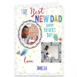 Card Factory Photo Nik Golesworthy Father's Day Card - New Dad