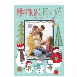 Photo Nikki Golesworthy Christmas Card - Snowmen Christmas|Photo