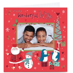Sale Photo Nikki Golesworthy Christmas Card - Wonderful Wife Christmas|Photo