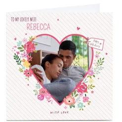 Online Photo Nikki Upsher Valentine's Day Card - Heart Frame Photo