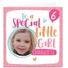 Online Photo Nikki Whiston Card - Special Little Girl, Editable Age Kids For Niece|For Granddaughter