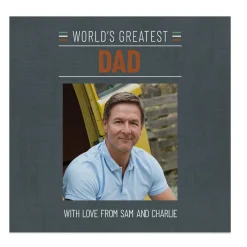 Clearance Photo Personalised Belgian Chocolates - World's Greatest Dad Photo Gifts|Chocolate & Sweets