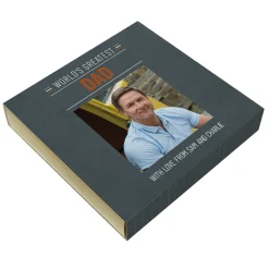 Clearance Photo Personalised Belgian Chocolates - World's Greatest Dad Photo Gifts|Chocolate & Sweets