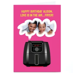 New Photo PG Quips Birthday Card - Love is in the Air Fryer For Uncle|For Nephew