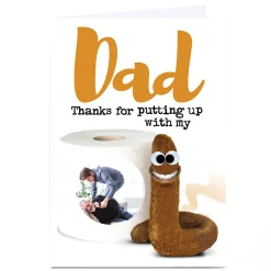 Hot Photo PG Quips Card - Dad Thanks For Putting Up With My For Dad|Dad