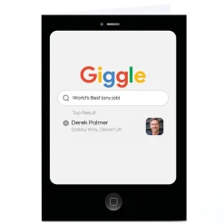 Card Factory Photo PG Quips Card - World's Best Search Engine